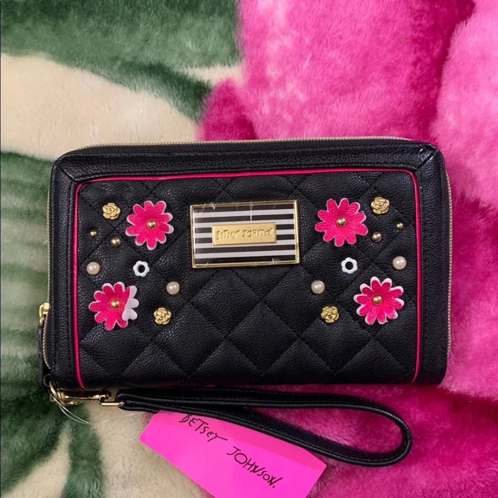 Betsey Johnson oversized wallet
